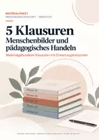 Vorschau - Arbeitsblätter - Menschenbilder analysieren & beurteilen | 5 Klausuren Pädagogik Q1/Q2 - Deckblatt
