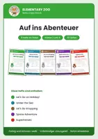 Vorschau - Arbeitsblätter - Englisch Klasse 3/4: Englischstark – Auf ins Abenteuer! · 5 Hefte im Paket - Deckblatt