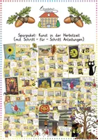 Vorschau - Arbeitsblätter - Kunst in der Herbstzeit: XXL Sparpaket (Schritt-für-Schritt-Anleitungen) - Kunstunterricht - Kl. 1-4 - Deckblatt