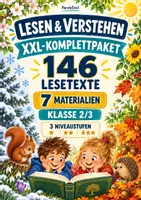 Vorschau - Stundenentwürfe - Lesen & Verstehen XXL – 146 differenzierte Lesetexte für Klasse 2/3 - Deckblatt