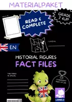 Vorschau - Arbeitsblätter - Fact Files Famous People Bundle | 12 Biography Reading Comprehension Worksheets Grade 5-7 | English/EFL | Newton, MLK, Shakespeare, Mandela, Rosa Parks & more - Deckblatt