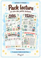 Aperçu - Matériel pour travaux manuels / dessin - ✨ Pack lecture – Les petits lecteurs ✨ - Page de couverture