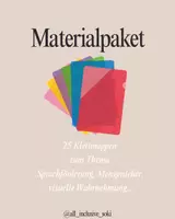 Vorschau - Arbeitsblätter - Materialpaket 25 Klettmappen Sprachförderung Mengenlehre - Deckblatt