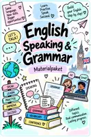 Vorschau - Arbeitsblätter - Speaking and Grammar - Englisch Materialpaket - Deckblatt