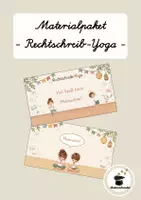 Vorschau - Spiele - Materialpaket Rechtschreib-Yoga - Bewegtes Üben zu den FRESCH Strategien Verlängern & Ableiten - Deckblatt