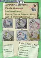 Vorschau - Mal- und Bastelvorlagen - großes Materialpaket: interaktive Elemente für Plakate und Lapbooks Bastelanleitungen - Deckblatt