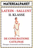 Vorschau - Arbeitsblätter - Wachsendes Materialpaket: Übungen zu Sallust, De coniuratione Catilinae - Deckblatt