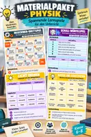 Vorschau - Arbeitsblätter - Materialpaket Physik - 10 Lernspiele zu Elektrizität, Magnetismus, Optik, Mechanik, Energie, Wärme & Schall - Deckblatt