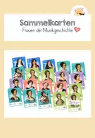 Vorschau - Spiele - Komponisten-Sammelkarten: Frauen der Musikgeschichte (Wachsendes Paket) - Deckblatt