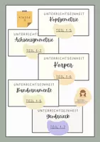Vorschau - Arbeitsblätter - Geometrie Klasse 3 | Gesamtpaket | Achsensymmetrie | Bandornamente | Geodreieck | Körper | Kopfgeometrie - Deckblatt