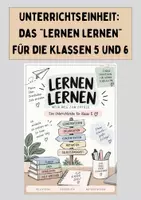 Vorschau - Stundenentwürfe - Materialpaket: ganze Unterrichtseinheit Lernen lernen für die Klassen 5 und 6 I Unterrichtsmaterial (allg.) - Deckblatt
