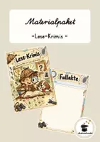 Vorschau - Arbeitsblätter - Wachsendes Bundle Lese-Krimis | Lesetraining & Detektivrätsel - Deckblatt