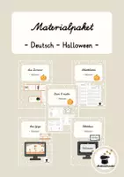 Vorschau - Arbeitsblätter - Halloween-Materialpaket Deutsch - Deckblatt