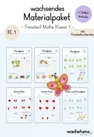 Vorschau - Spiele - Wachsendes Materialpaket - Mathe Klasse 1 (Freiarbeit) - Deckblatt
