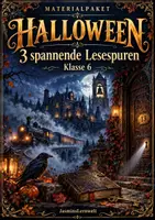 Vorschau - Arbeitsblätter - Lesespuren - Paket Halloween - Deckblatt