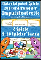 Vorschau - Unterrichtsreihen - Impulskontrolle & Konzentration Spielepaket - Deckblatt