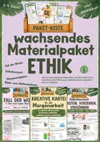 Vorschau - Mal- und Bastelvorlagen - Paketkiste - Ethik | Wachsendes Materialpaket für Klassen 2 - 4 - Deckblatt