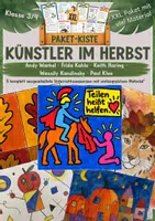 Vorschau - Stundenentwürfe - Paketkiste - Künstler im Herbst - Klasse 3/4 | Keith Haring, Frida Kahlo, Andy Warhol, Paul Klee, Wassily Kandinsky - Deckblatt