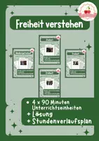 Vorschau - Stundenentwürfe - Freiheit verstehen – Freiräume, Grenzen & Handlungsfreiheit | Materialpaket | Klasse 7–9 - Deckblatt