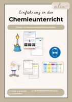 Vorschau - Arbeitsblätter - Wachsendes Materialpaket Einführung Einstieg Chemieunterricht - Deckblatt