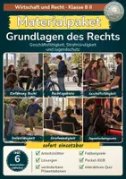 Vorschau - Stundenentwürfe - Der Jugendliche in unserer Rechtsordnung | Materialpaket WR 8/9 - Deckblatt