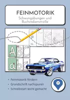 Vorschau - Arbeitsblätter - Buchstaben nachspuren und Schwungübungen Grundschrift: Paket Schreibvorbereitung Klasse 1 - Deckblatt