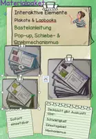 Vorschau - Mal- und Bastelvorlagen - kleines Materialpaket interaktive Elemente für Plakate und Lapbooks - Deckblatt