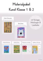 Vorschau - Stundenentwürfe - Materialpaket: Kunst (Klasse 1 & 2) - Deckblatt