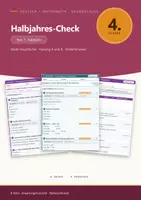 Vorschau - Test - Halbjahres-Check Klasse 4 Grundschule – Deutsch und Mathematik - Deckblatt