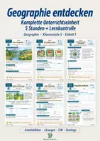 Vorschau - Stundenentwürfe - Geographie entdecken | Geographie Klasse 5 | Komplettpaket: 5 Stunden und Lernkontrolle - Deckblatt