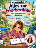 Vorschau - Arbeitsblätter - Materialpaket: Alles für die Erlebniserzählung - Deckblatt