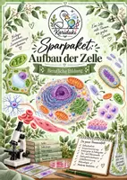 Vorschau - Arbeitsblätter - Sparpaket: Aufbau der Zelle – 8 Arbeitsblätter mit Lösungen | Berufliches Gymnasium - Deckblatt