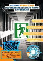 Vorschau - Arbeitsblätter - Mathematik Escape Rooms Klasse 7 8 9 – Mathe Rätsel, Rechnen & Knobeln - Deckblatt
