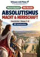 Vorschau - Arbeitsblätter - Macht im Absolutismus – Hof, Staat & Gesellschaft | Mini Bundle Klasse 7–8 - Deckblatt