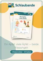 Vorschau - Unterrichtsreihen - Ein Apfel, viele Äpfel · Klasse 2 · Bündel: Standard + luftige Fassung - Deckblatt