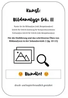 Vorschau - Stundenentwürfe - Materialpaket: Bildanalyse, Kompositionsskizzen & Farbanalyse (ab Jg.10) - Deckblatt