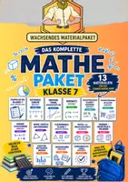 Vorschau - Arbeitsblätter - Mathematik Klasse 7 komplett - Deckblatt