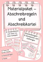 Vorschau - Stationenlernen - Materialpaket: Abschreibregeln & Abschreibkartei – Start ins 3. Schuljahr - Deckblatt