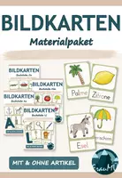 Vorschau - Bildkarten - Bildkarten Buchstabeneinführung & Lautverbindungen | Klasse 1 | A–Z | wachsendes Materialpaket - Deckblatt