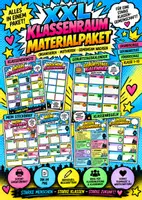 Vorschau - Arbeitsblätter - XXL Klassenraum Materialpaket im Comic-Stil | Klassendienste, Klassenregeln, Steckbrief & Geburtstagskalender | Grundschule & Sekundarstufe - Deckblatt
