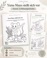 Vorschau - Arbeitsblätter - 3 Mitmachgeschichten im Paket | TinyWerkZauber - Deckblatt