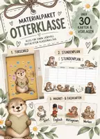 Vorschau - Mal- und Bastelvorlagen - Materialpaket Otterklasse - Deckblatt