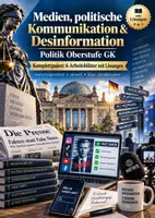 Vorschau - Unterrichtsreihen - Medien & Desinformation – Komplettpaket: 6 Arbeitsblätter mit Lösungen | Politik Oberstufe GK - Deckblatt