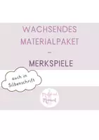 Vorschau - Spiele - wachsendes Materialpaket: verschiedene Merkspiele - Deckblatt