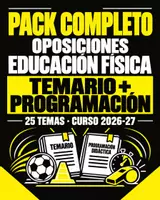 Vista previa - Unidades / Secuencias / Situaciones de Aprendizaje - Pack Oposiciones Educación Física (Primaria) - Portada