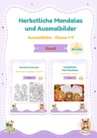 Vorschau - Mal- und Bastelvorlagen - Kunst Klasse 1 - Deckblatt