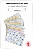 Vorschau - Bildkarten - Großes Materialpaket Silbenteppiche - Karibu Lehrwerk (2015) - Deckblatt