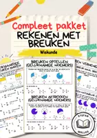 Voorbeeld - Rekenen met breuken - Compleet pakket - Voorblad