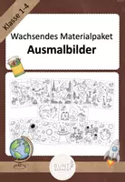 Vorschau - Mal- und Bastelvorlagen - wachsendes Materialpaket Ausmalbilder - Deckblatt