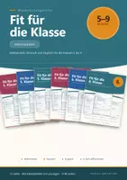 Vorschau - Arbeitsblätter - Fit für die 5.–9. Klasse Wiederholungshefte Gesamtpaket - Deckblatt